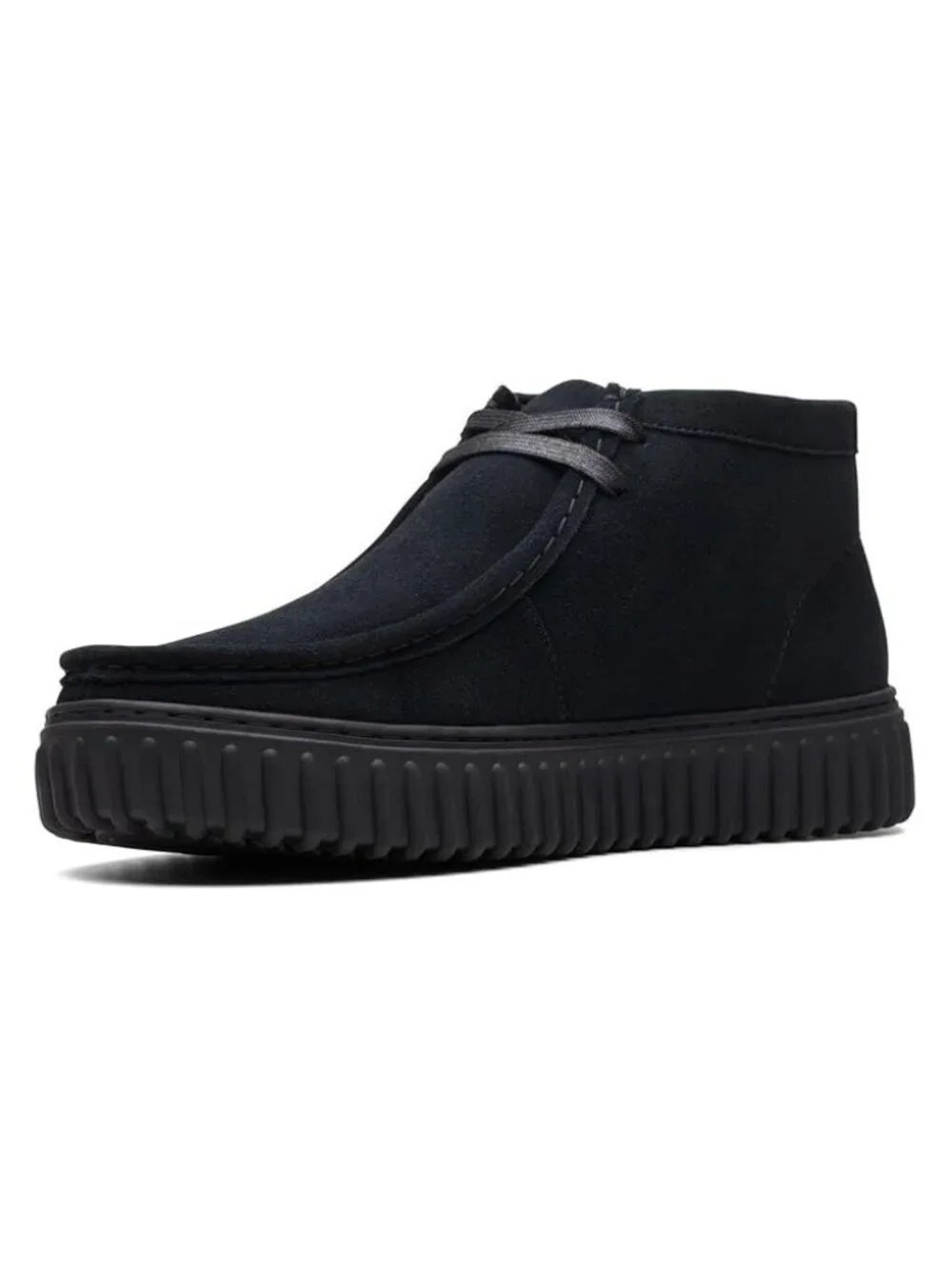 Clarks Men's Torhill Hi Boot Black Suede